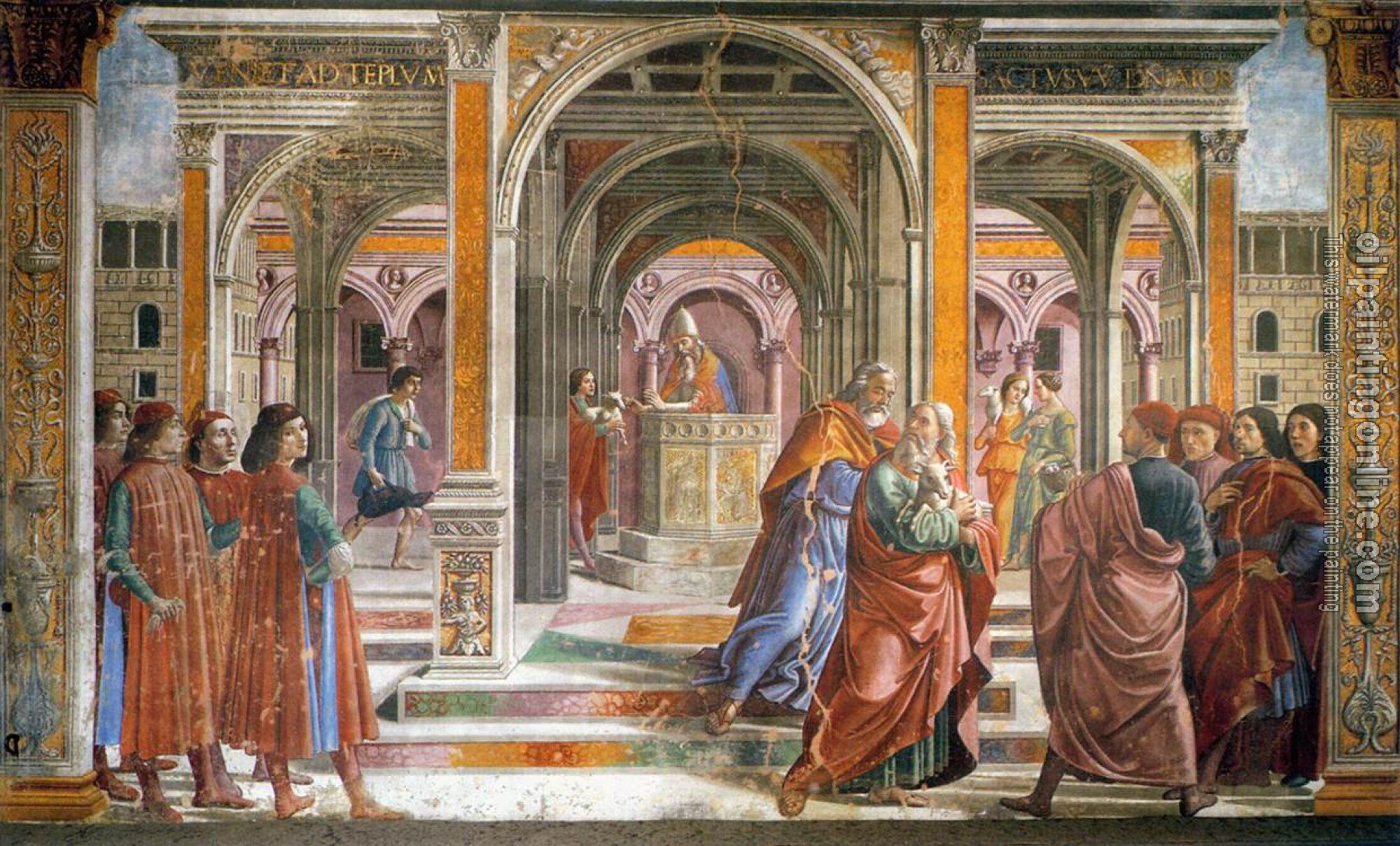 Ghirlandaio, Domenico - Expulsion of Joachim from the Temple